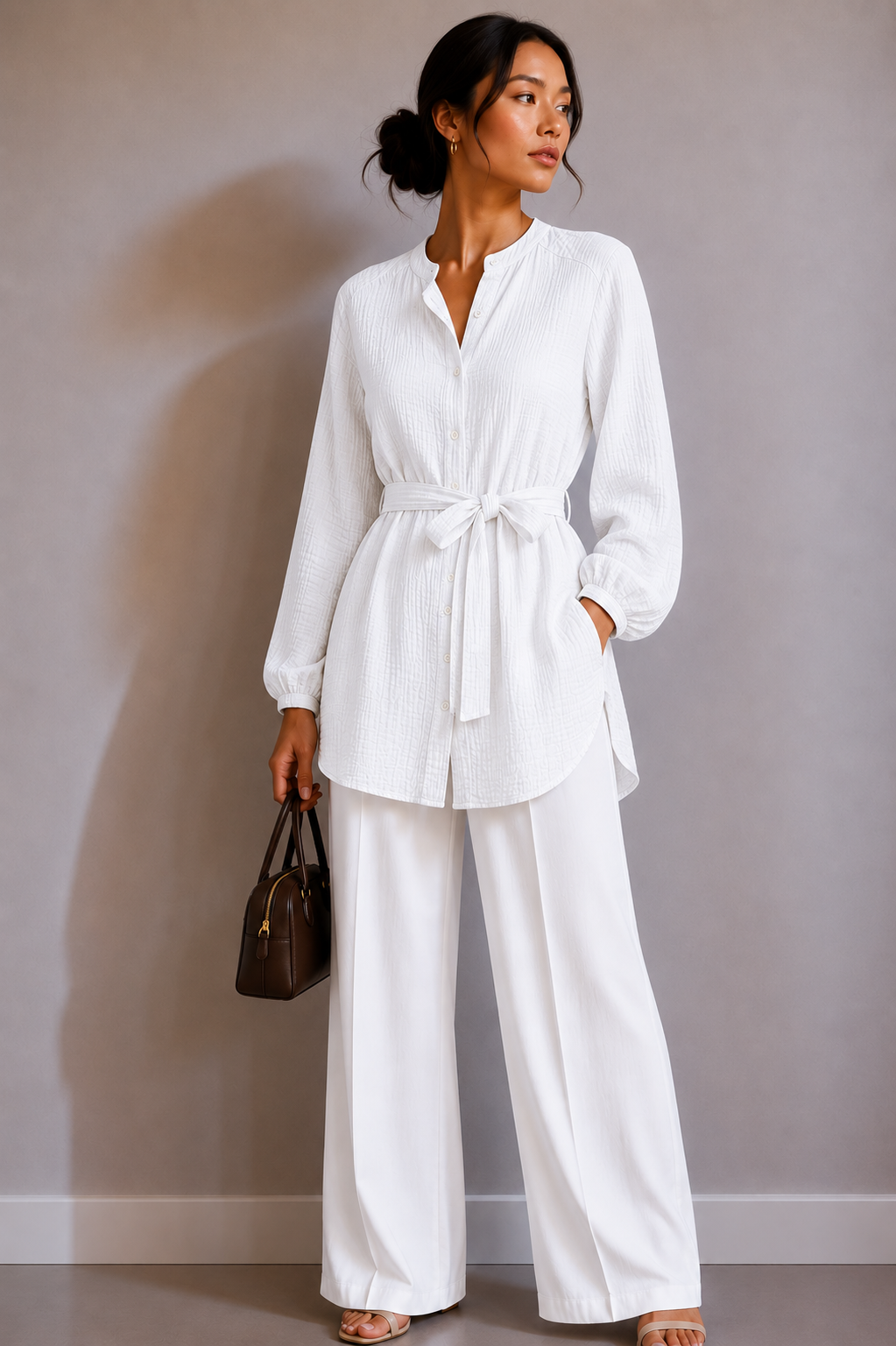Ilana Musselin Bluse