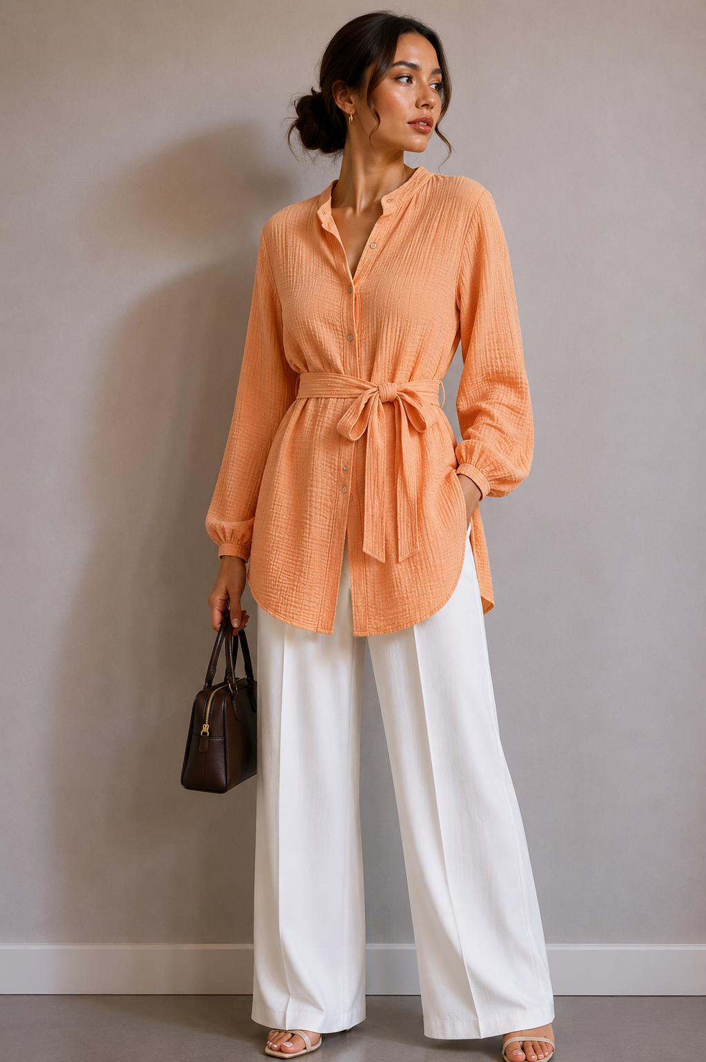 Ilana Musselin Bluse