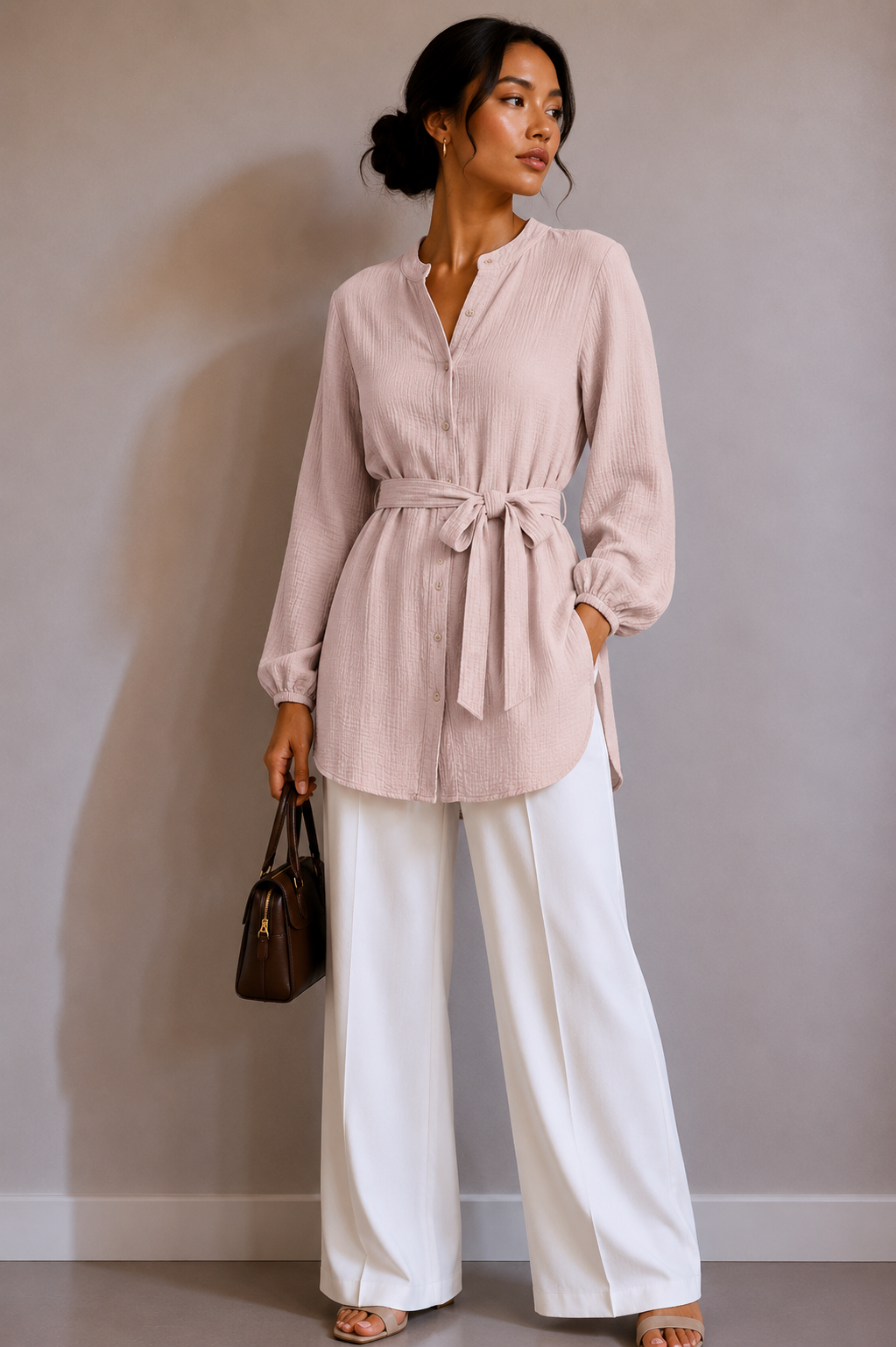 Ilana Musselin Bluse
