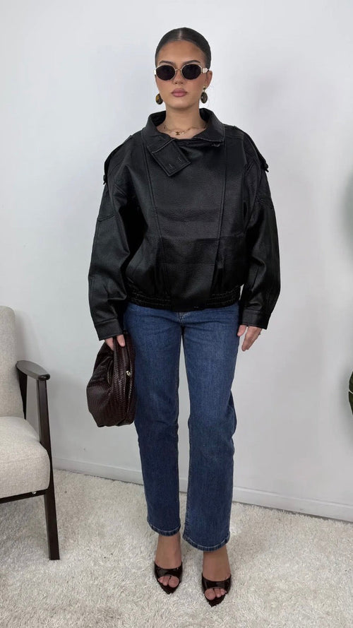Alva Kunstlederjacke