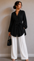 Ilana Musselin Bluse