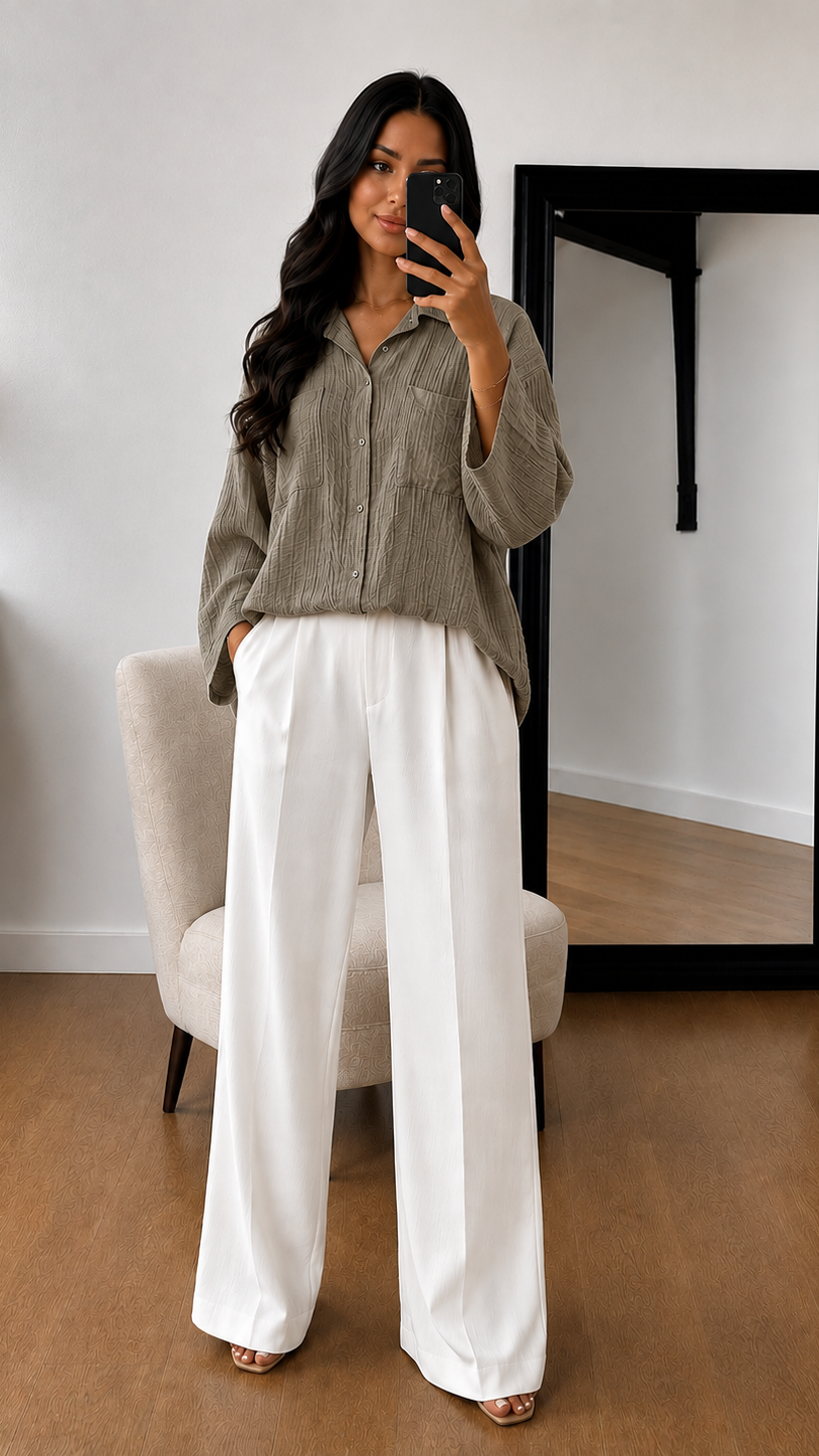 Noéline Musselin Bluse