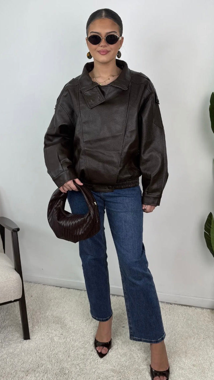 Alva Kunstlederjacke