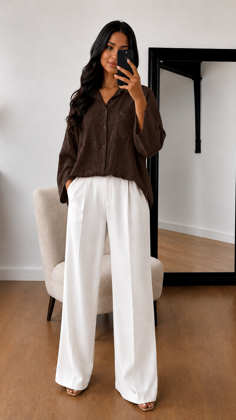 Noéline Musselin Bluse