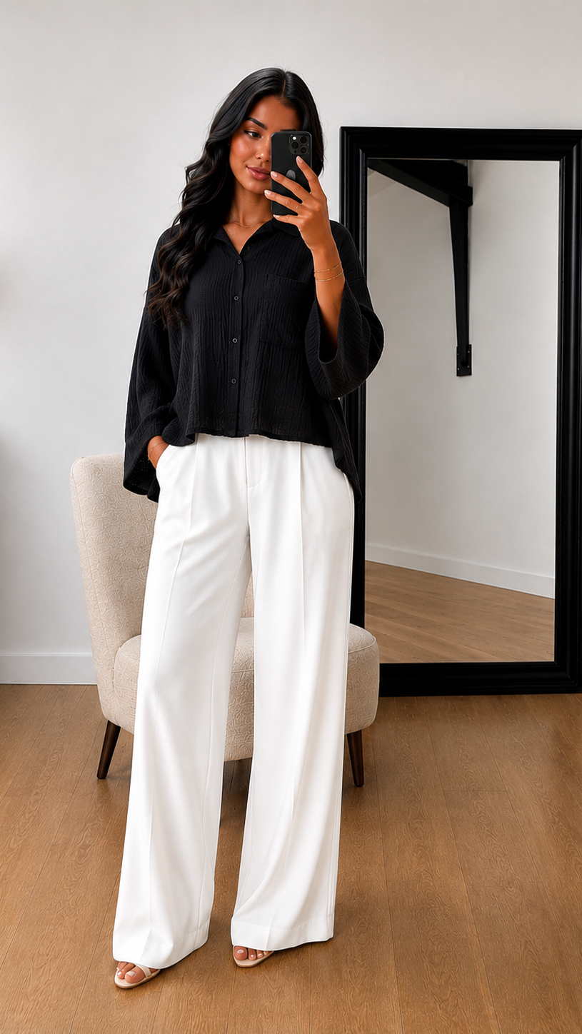 Noéline Musselin Bluse