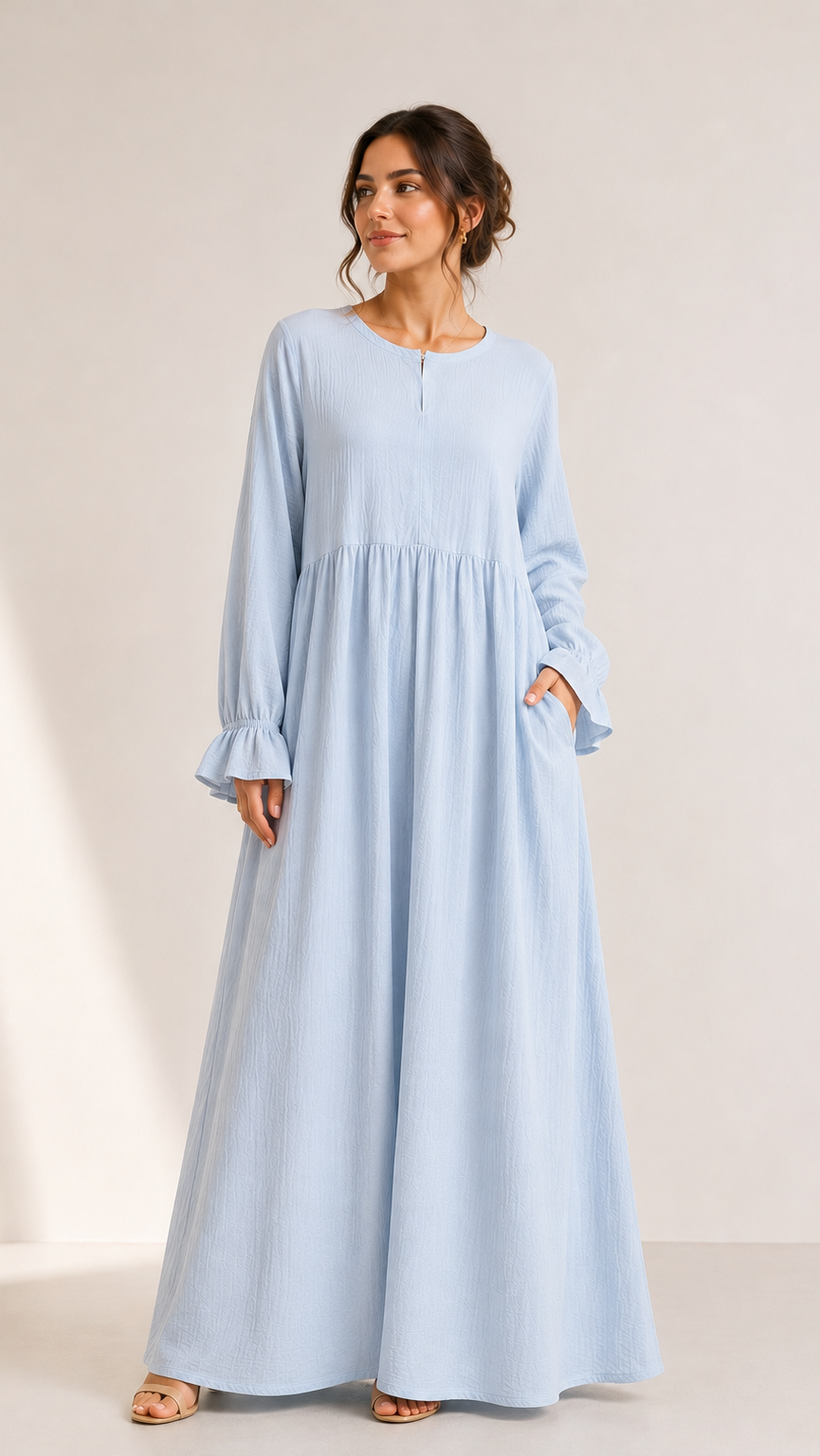 Elisé Musselin Still-Abaya