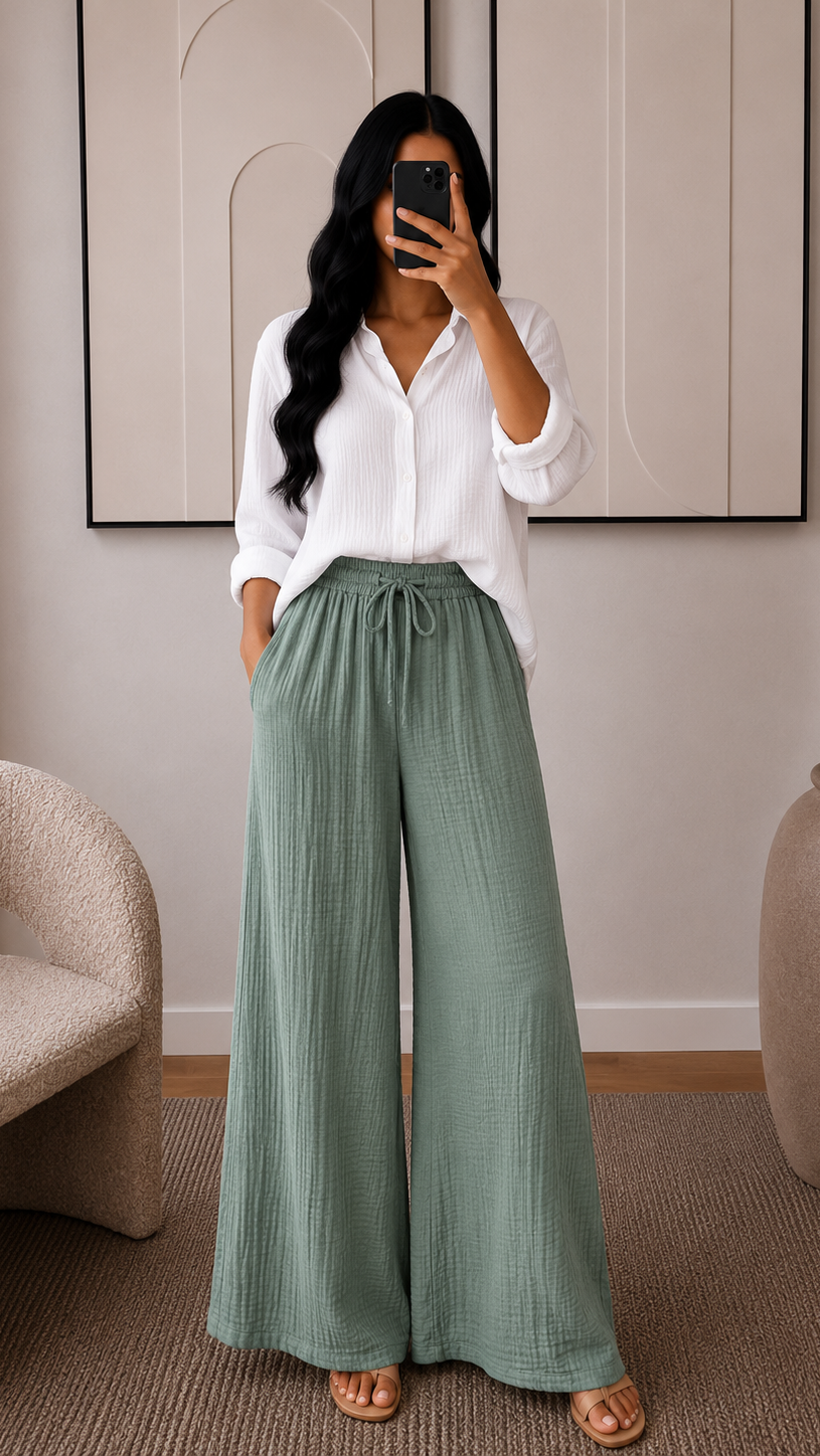 Elyra Musselin Hose